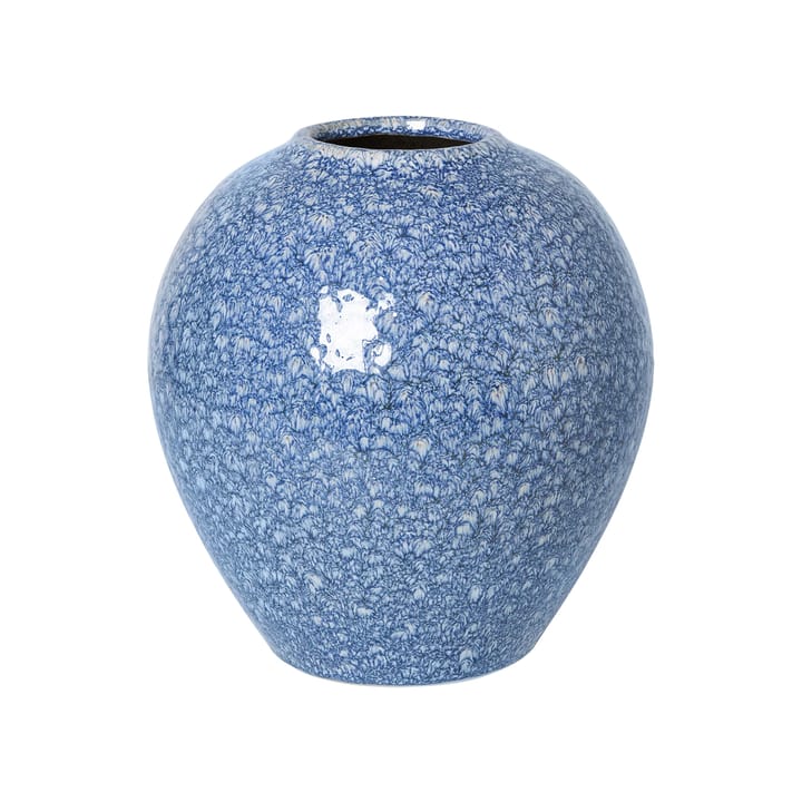 Wazon ceramiczny Ingrid 25,5 cm - Insignia blue-white - Broste Copenhagen