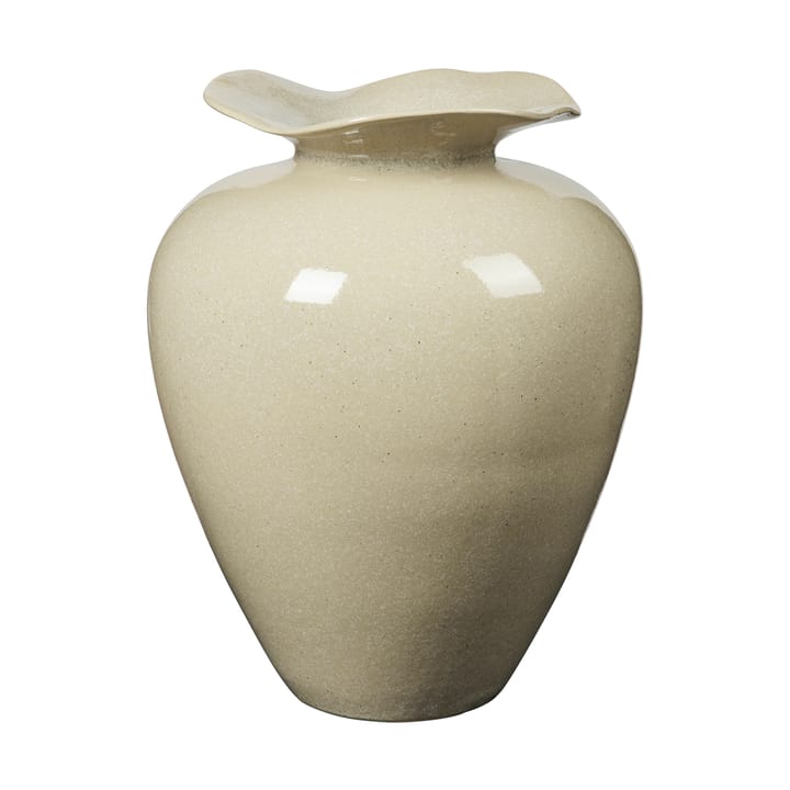 Wazon Florentina L 44 cm - Beżowy - Broste Copenhagen