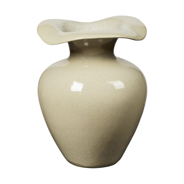 Wazon Florentina M 32 cm - Beżowy - Broste Copenhagen