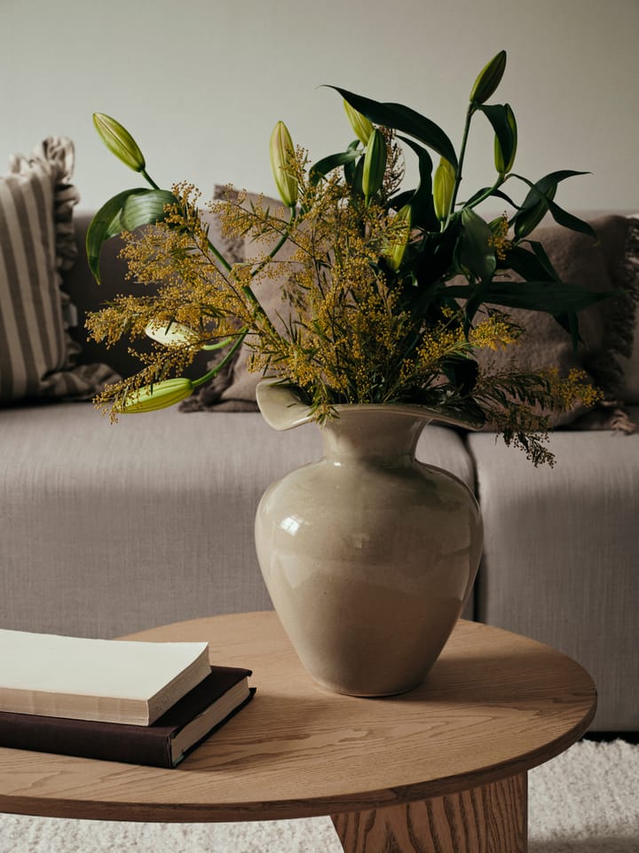 Wazon Florentina M 32 cm, Beżowy Broste Copenhagen