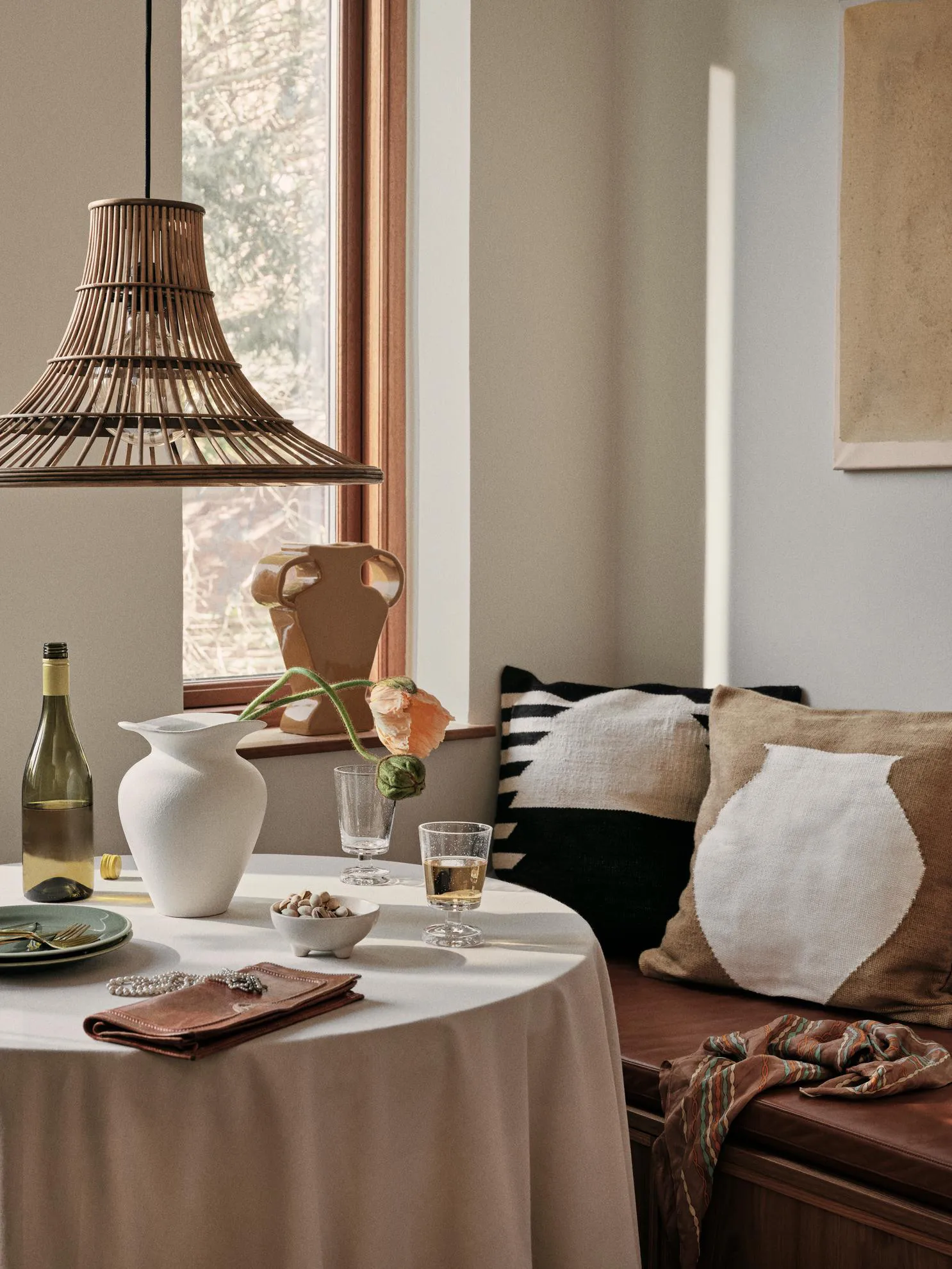 Wazon Florentina S 22,5, White Broste Copenhagen