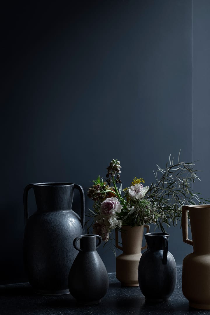 Wazon Simi 29 cm, Antique grey-black Broste Copenhagen