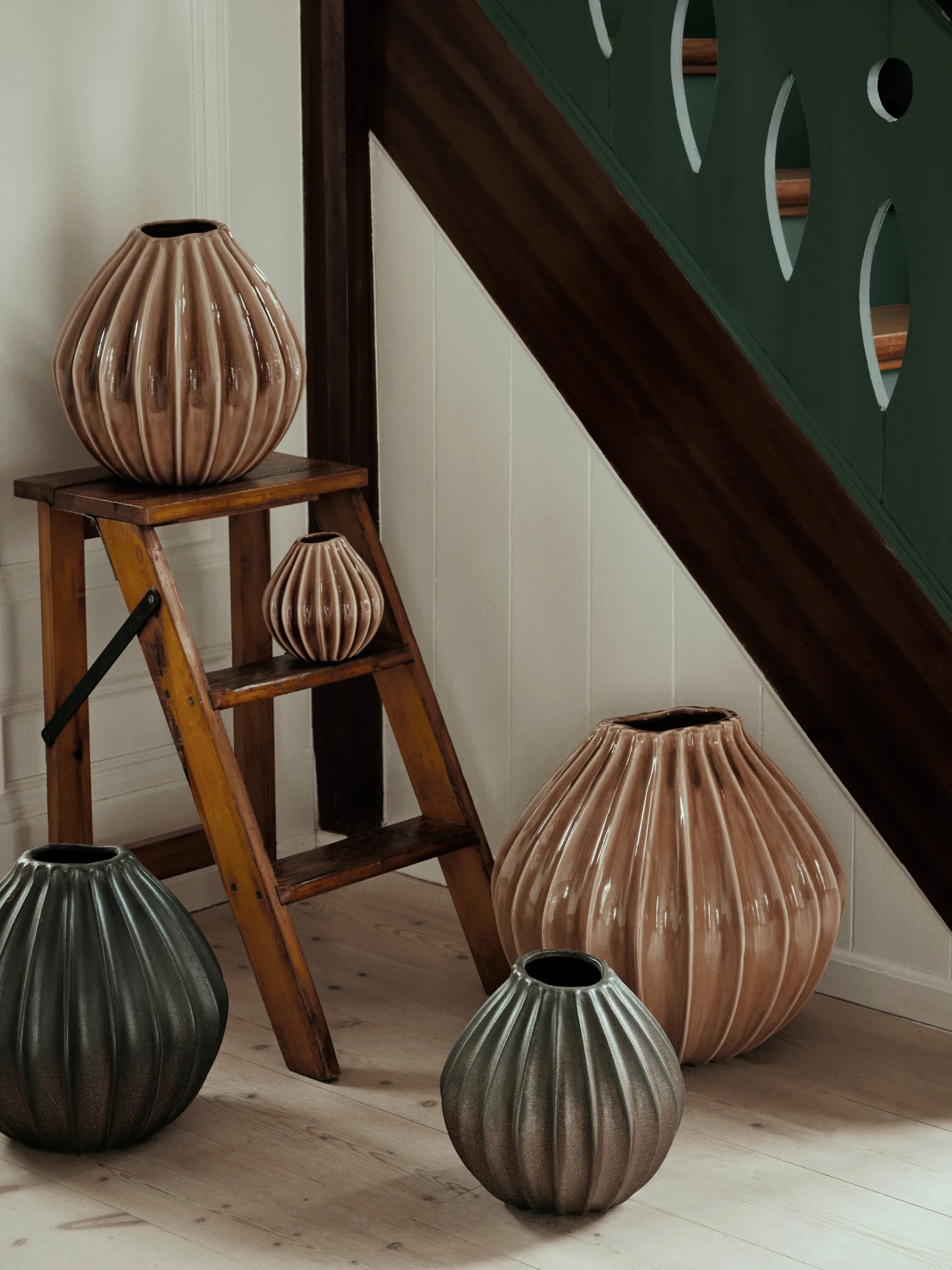 Wazon Wide L 30 cm, Fawn Broste Copenhagen