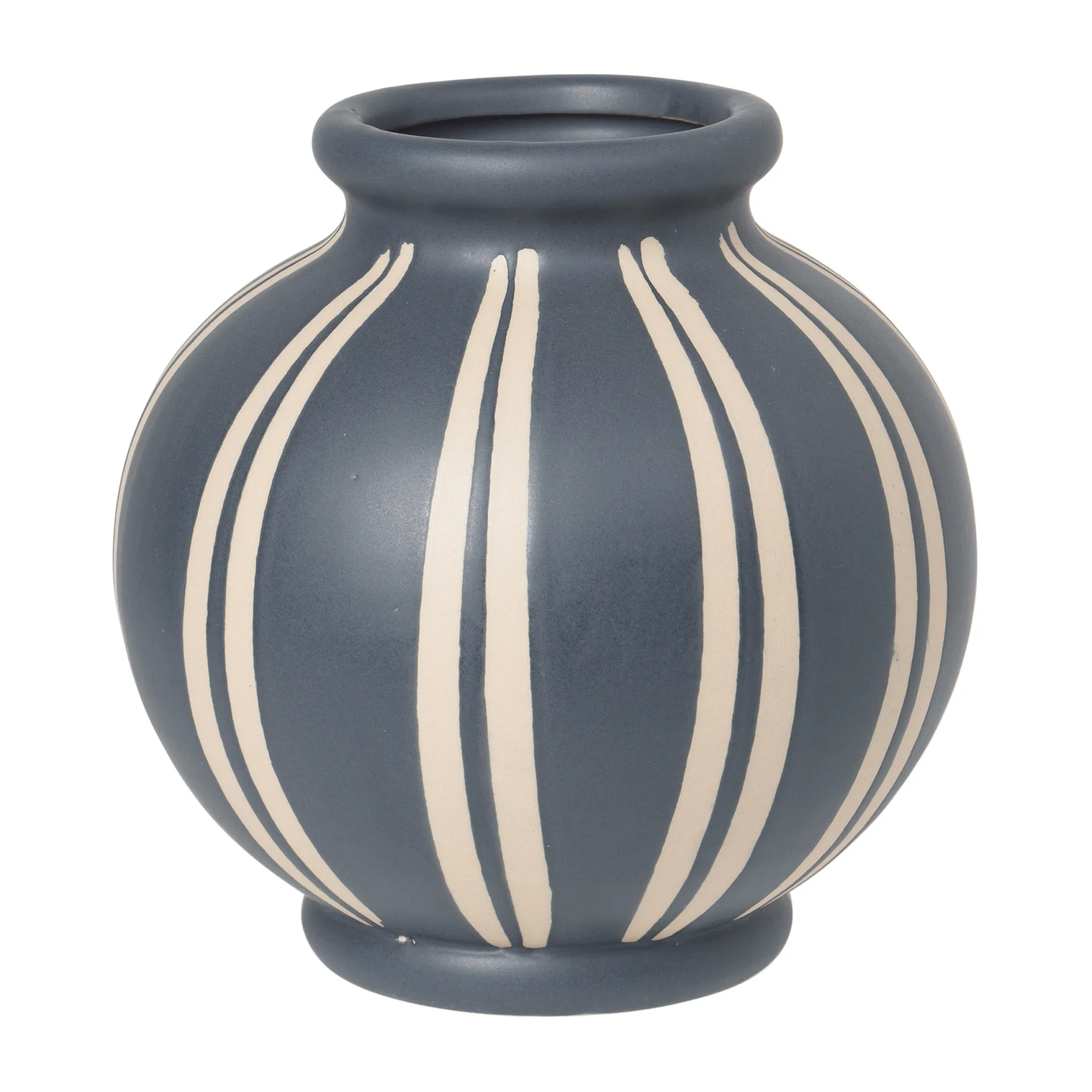 Wazon Wilma 17,8 cm, Blue-rainy day Broste Copenhagen