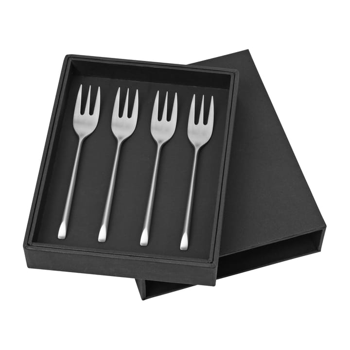 Widelec do ciasta Sletten, 4-pak, Full satin forged Broste Copenhagen