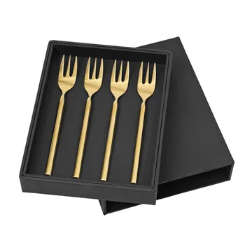 Widelec Tvis 4-pak - złoto - Broste Copenhagen