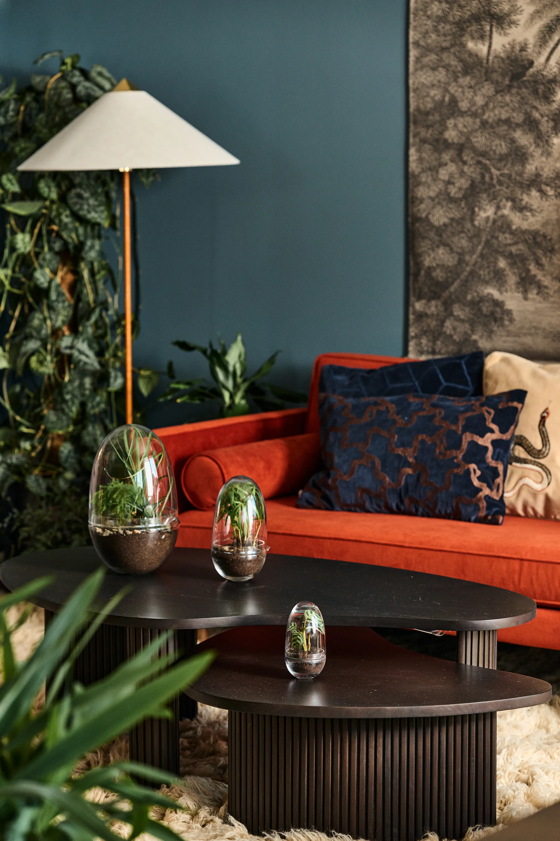 Wind schäslong, caramel cafe (czerwony) Broste Copenhagen