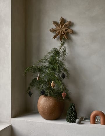 Zawieszka świąteczna Christmas Mix 6 szt. - Indian tan - Broste Copenhagen