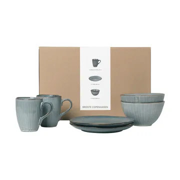 Zestaw śniadaniowy dla dwojga Nordic Sea - 6 części - Broste Copenhagen