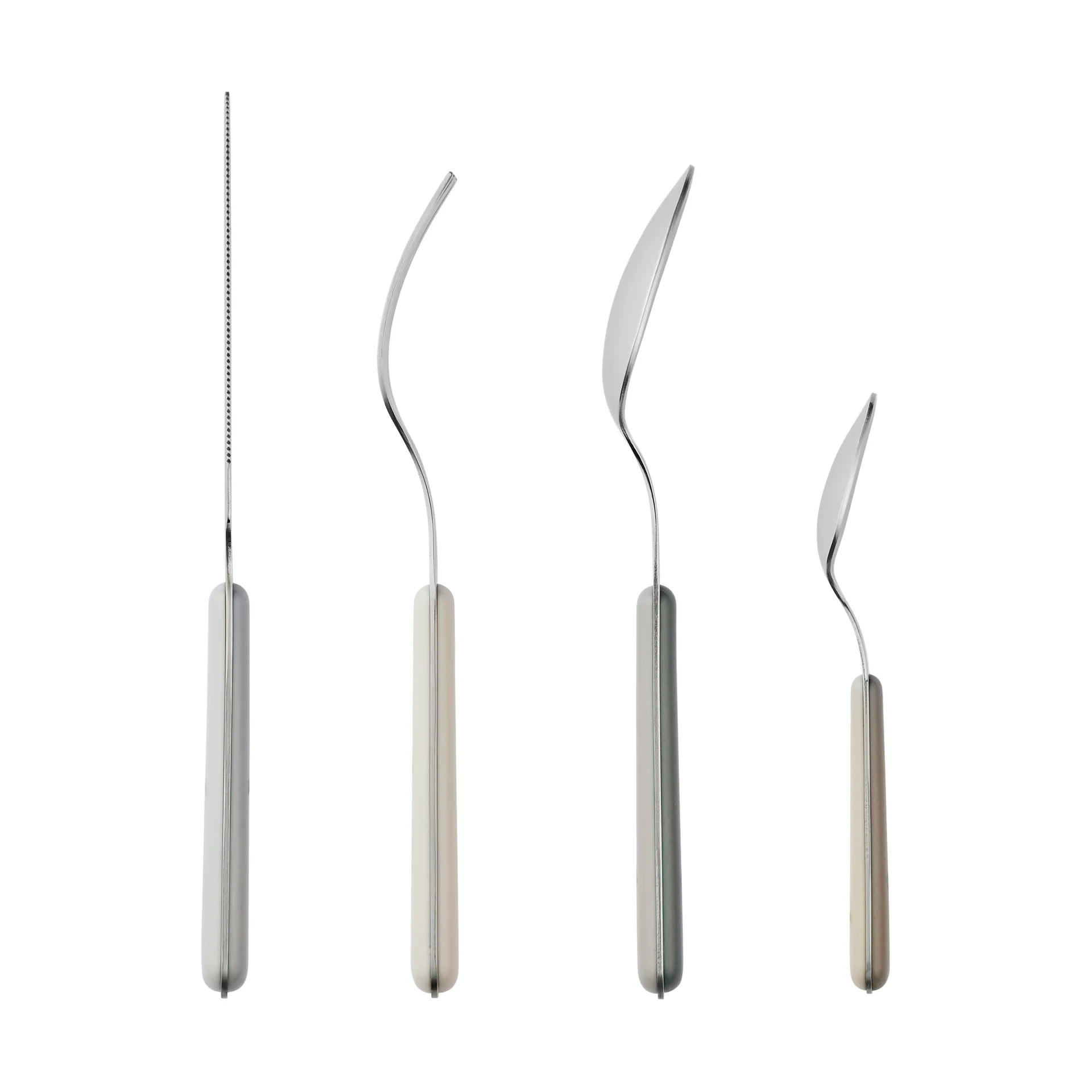 Zestaw sztućców Marstal, 8 szt., Grey tones Broste Copenhagen