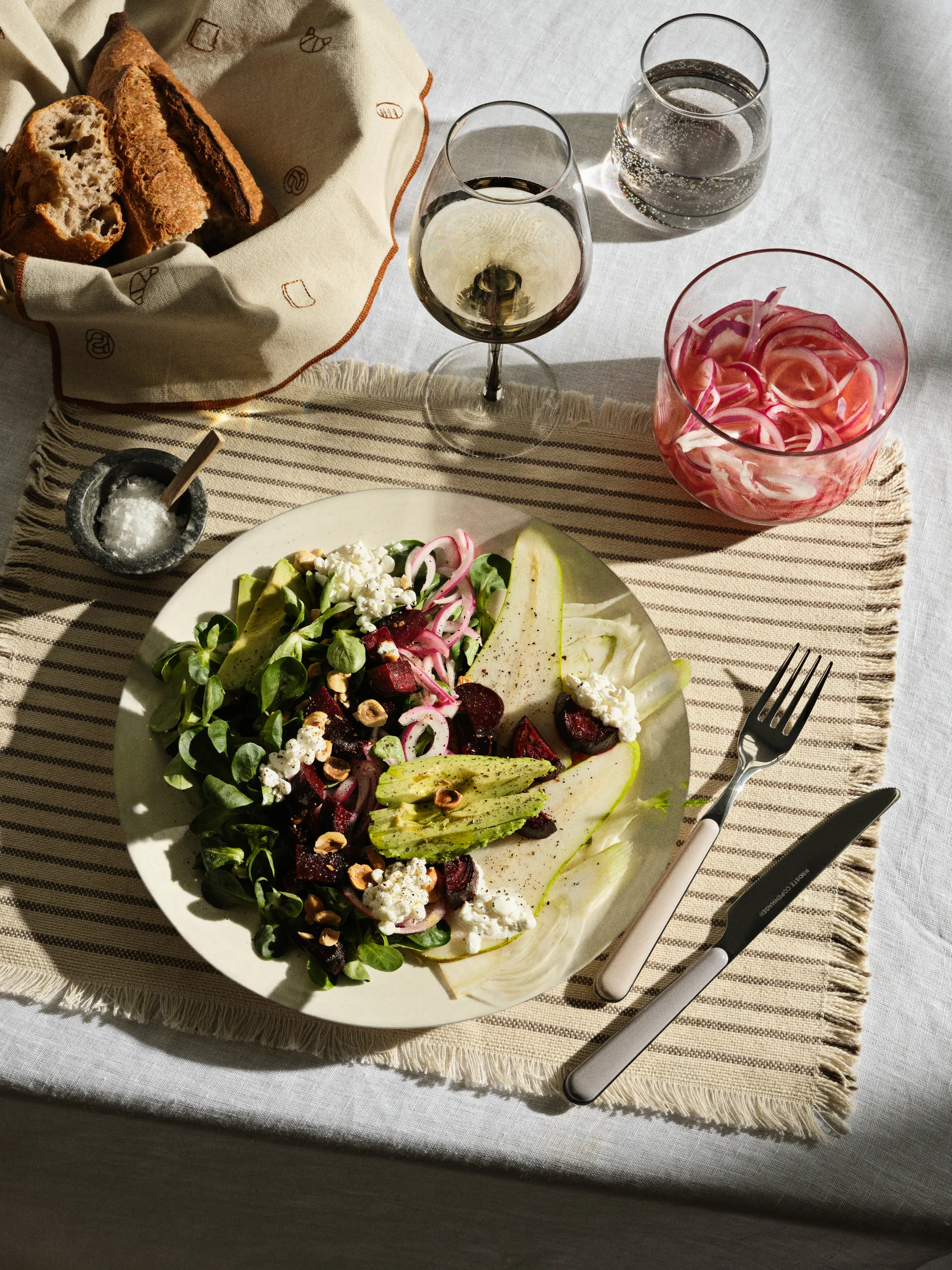 Zestaw sztućców Marstal, 8 szt., Grey tones Broste Copenhagen