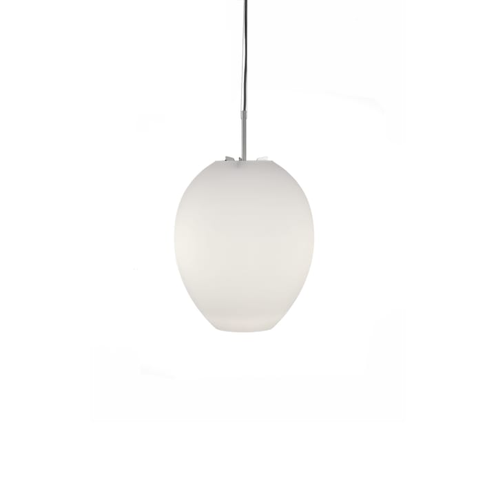 Egg lampa wisząca - biały/stal nierdzewna, szkło opalowe - Bsweden