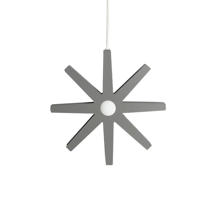 Fling 33 lampa wisząca - jasnoszary matowy, biały plastikowy kabel - Bsweden