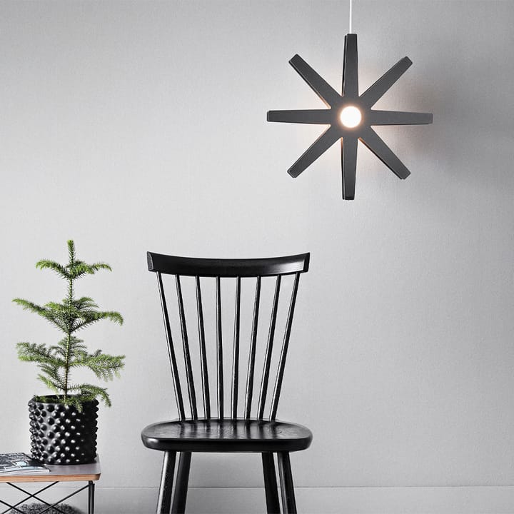 Fling 33 lampa wisząca - jasnoszary matowy, biały plastikowy kabel - Bsweden