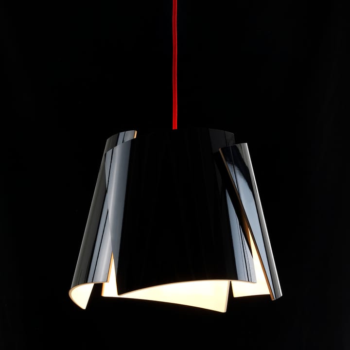 Lampa czarna Leaf - czarno-czerwony - Bsweden