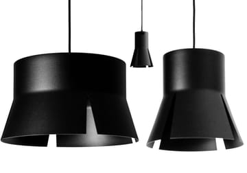 Lampa czarna Split - duży - Bsweden