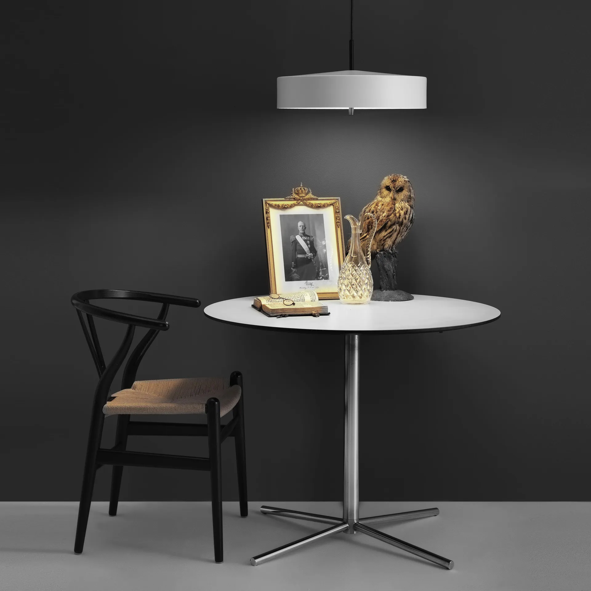 Lampa wisząca Cymbal, Biały 46 cm Bsweden