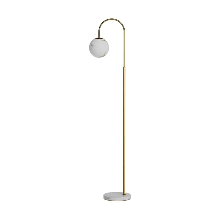 Bellagio lampa podłogowa 163 cm - Mosiądz-biały - By Rydéns