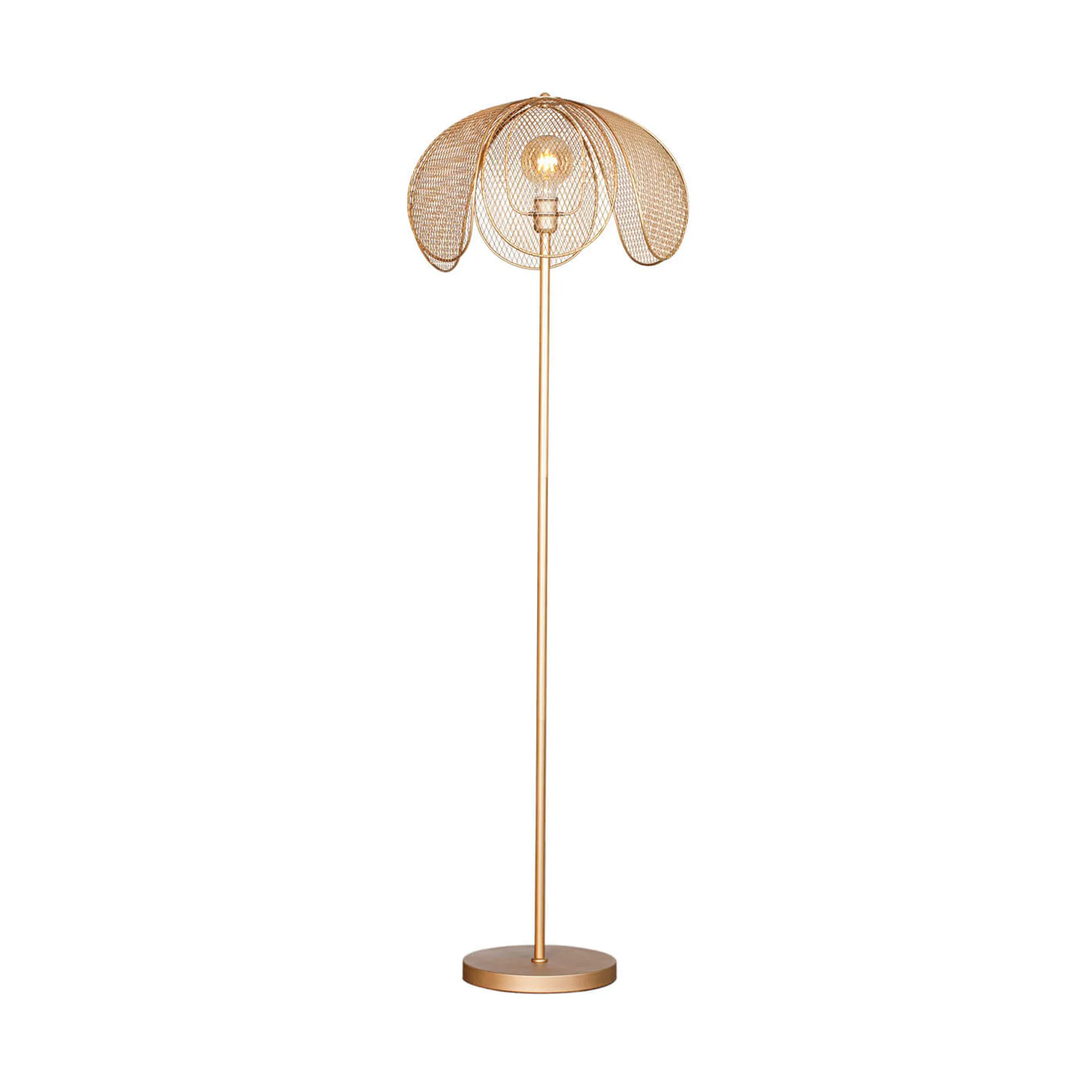 Lampa podłogowa Daisy 150 cm, Matowe złoto By Rydéns