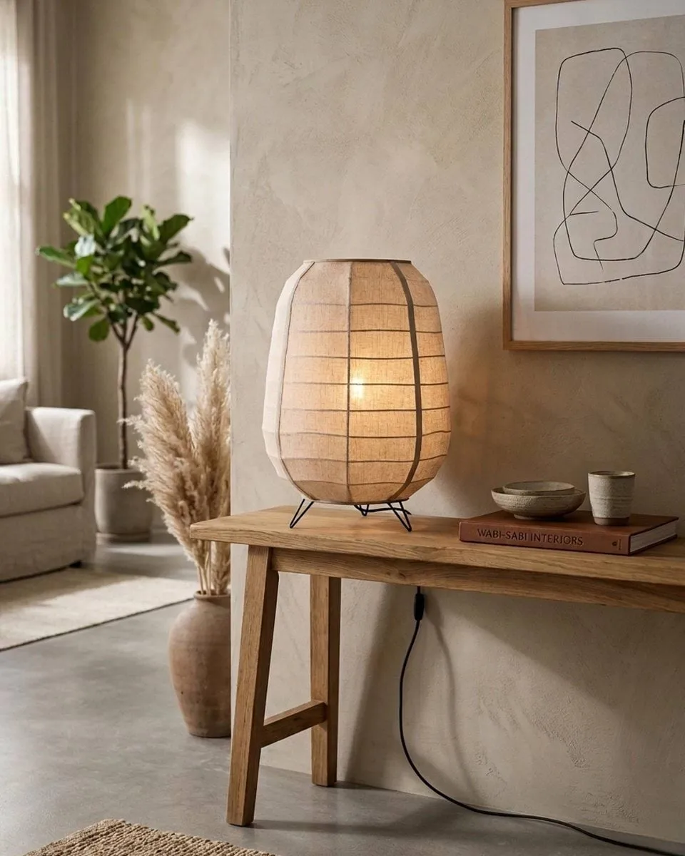 Lampa podłogowa Delino, Naturalny, Ø40x57 cm By Rydéns