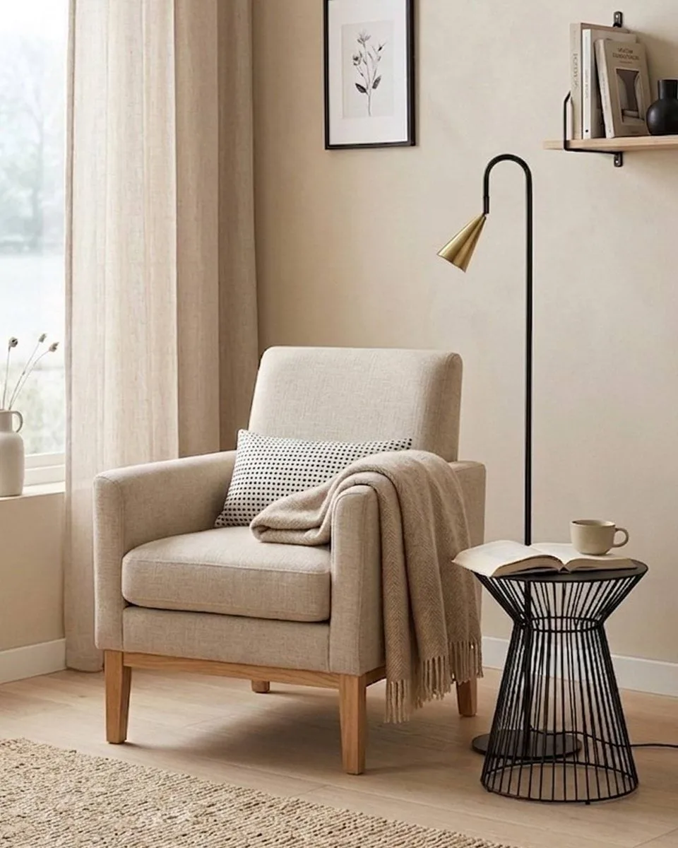 Lampa podłogowa Spline, Czarny-mosiądz, 140 cm By Rydéns