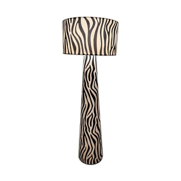 Lampa podłogowa Zany Zebra - Czarno-biały, 144 cm - By Rydéns