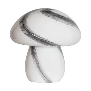 Lampa stołowa Mira Mushroom 30 cm - Biało-czarny - By Rydéns