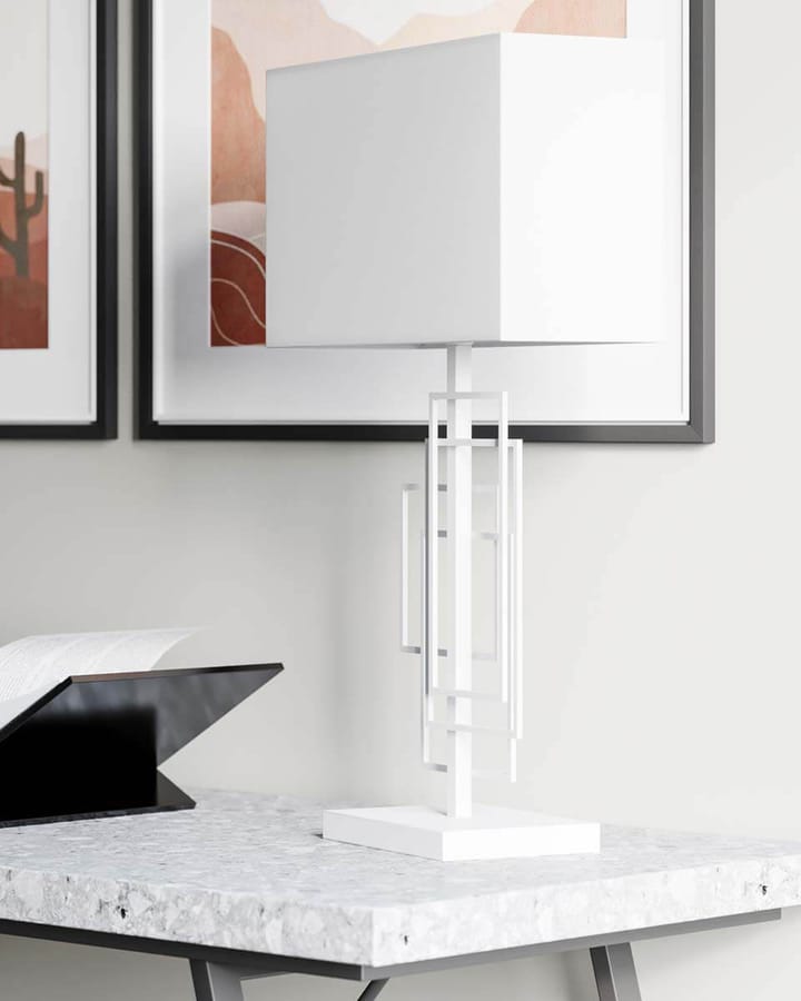 Lampa stołowa Paragon 69 cm, Biały matowy By Rydéns