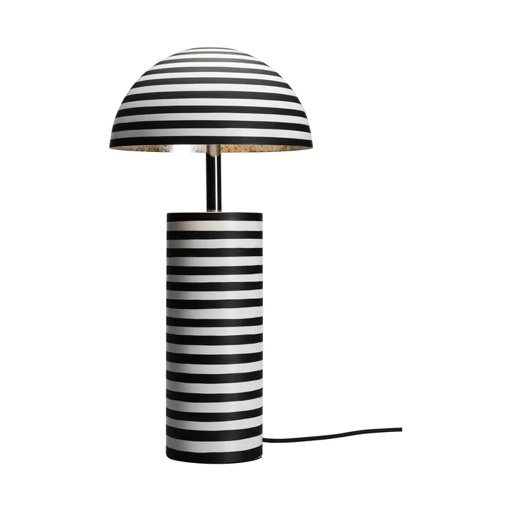 Lampa stołowa Stripe - Biało-czarny, 50 cm - By Rydéns