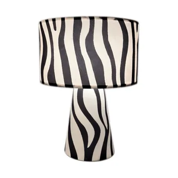 Lampa stołowa Zany Zebra - Czarno-biały, 43 cm - By Rydéns