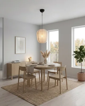 Lampa sufitowa Delino - Naturalny, Ø40x50 cm - By Rydéns
