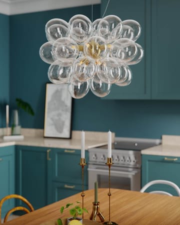 Lampa sufitowa Gross Ø50 cm - Mosiądz-przezroczysty - By Rydéns