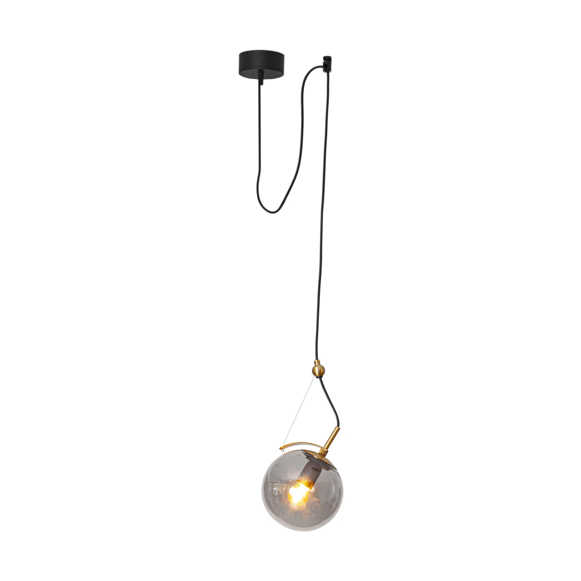 Lampa wisząca Carry 18 cm, 1, szara By Rydéns