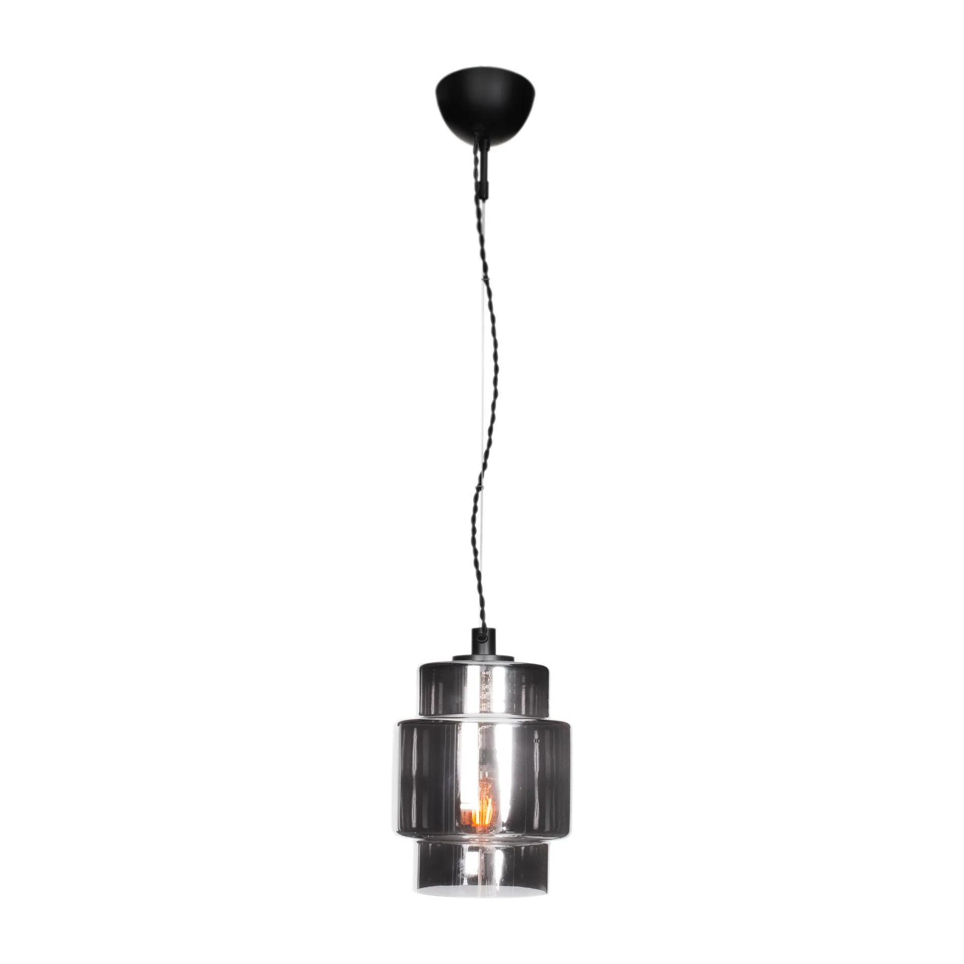 Lampa wisząca Ebbot Ø20 cm, Smoke By Rydéns