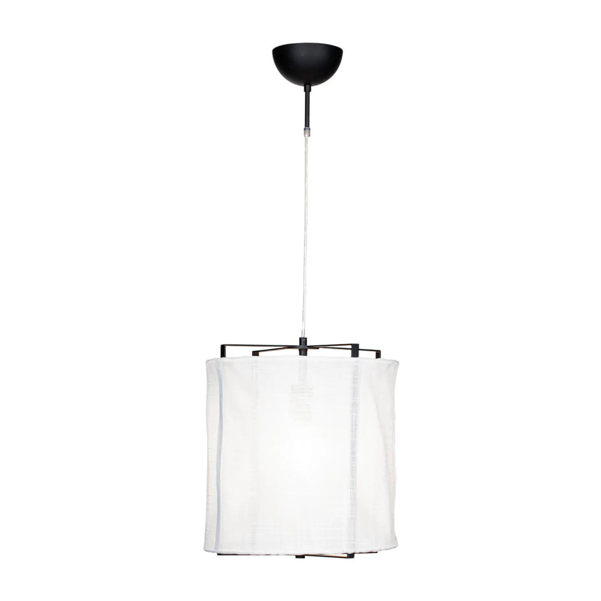Lampa wisząca Softy Ø35 cm, Biały matowy-czarny matowy By Rydéns