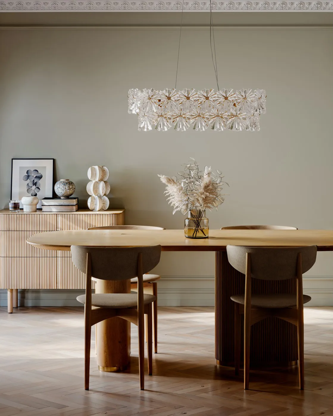 Lorraine Bar lampa sufitowa 75 cm, Mosiądz-przezroczysty By Rydéns