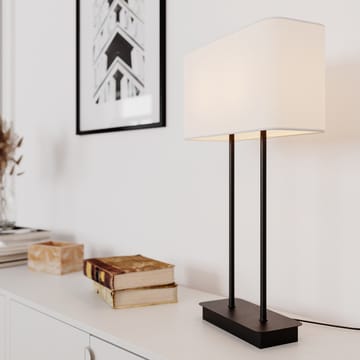 Luton lampa stołowa - czarny/biały - By Rydéns