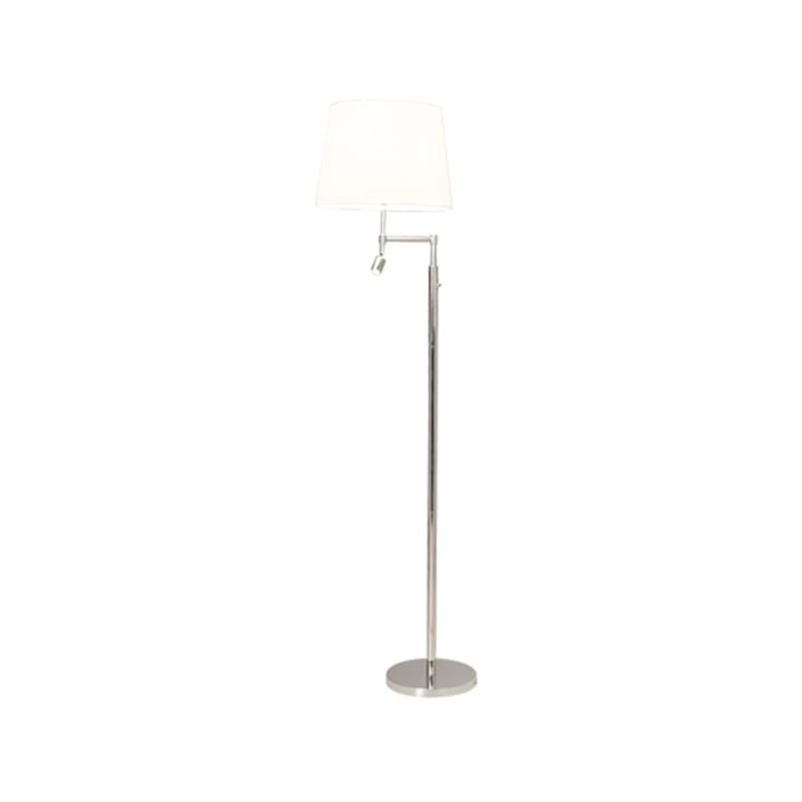 Orlando lampa podłogowa - biały, chromowany stojak - By Rydéns