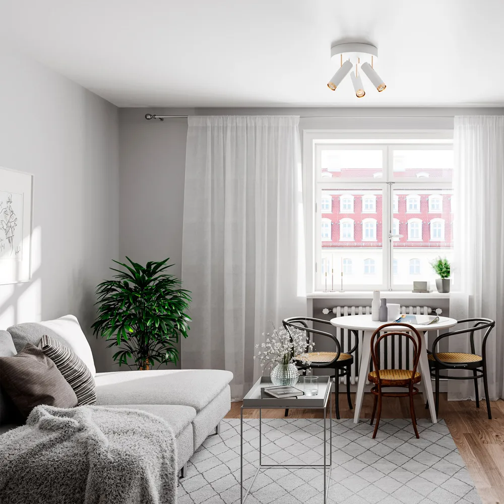 Oświetlenie punktowe Puls, Biały By Rydéns