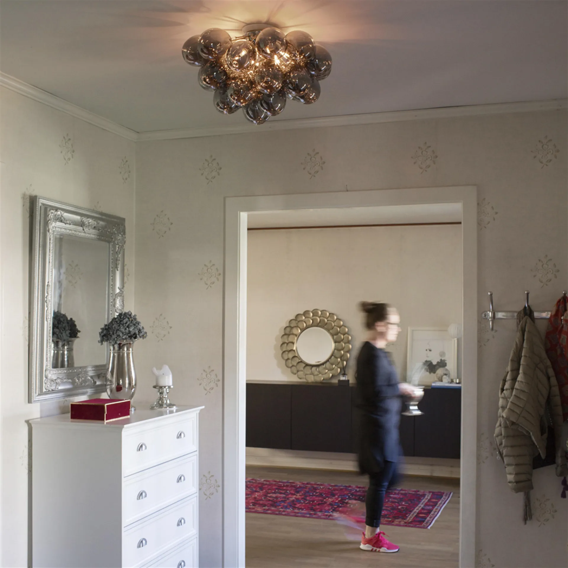 Plafon Gross Ø 50 cm, dymny szary By Rydéns