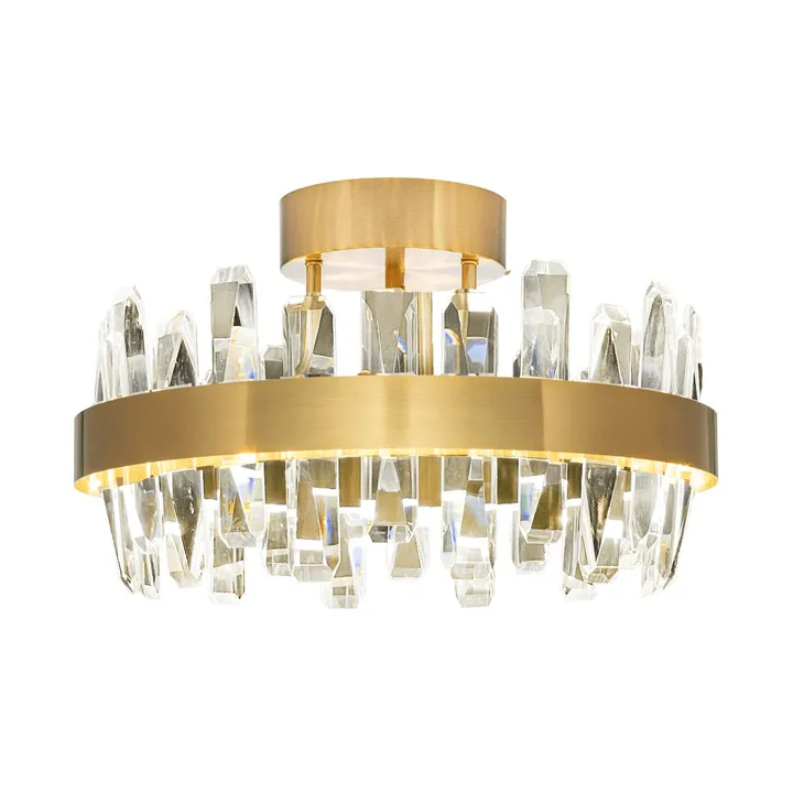 Triumph lampa sufitowa Ø60 cm - Mosiądz-przezroczysty, Ø50 cm - By Rydéns