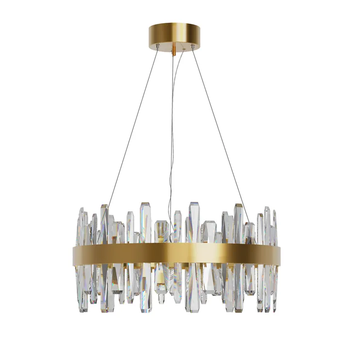 Triumph lampa sufitowa Ø60 cm - Mosiądz-przezroczysty, Ø60 cm - By Rydéns