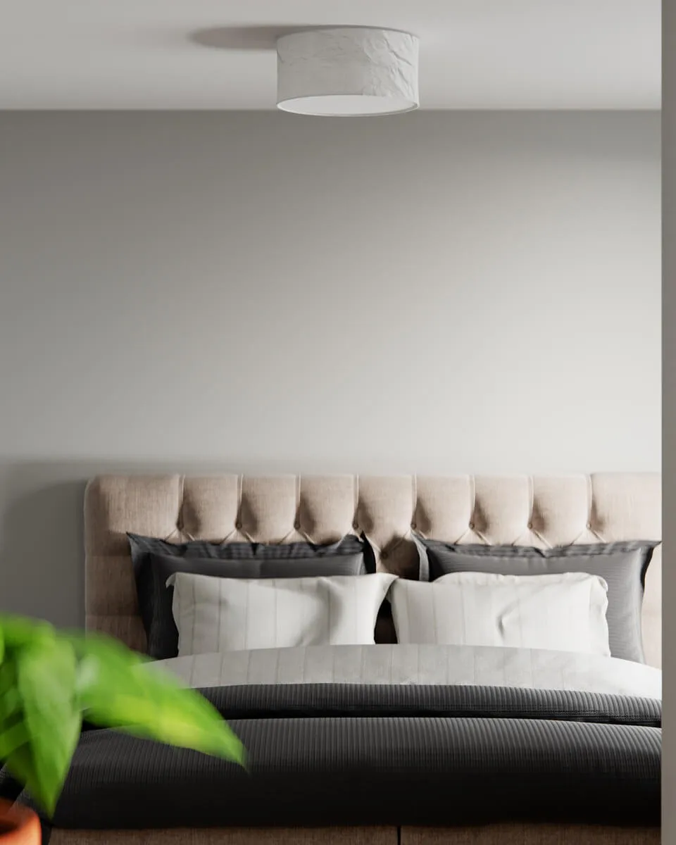 Vita plafon Ø40 cm, Biały By Rydéns