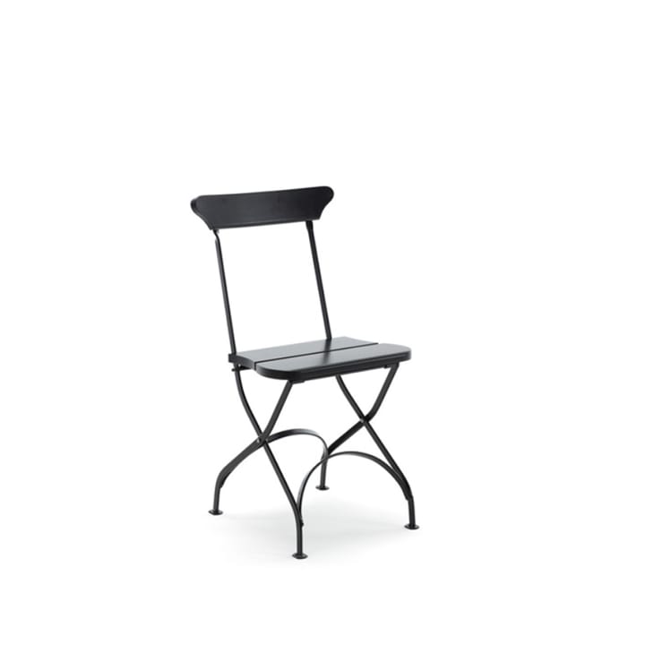 Krzesło Classic No. 2 - Czarne, czarny stelaż - Byarums bruk