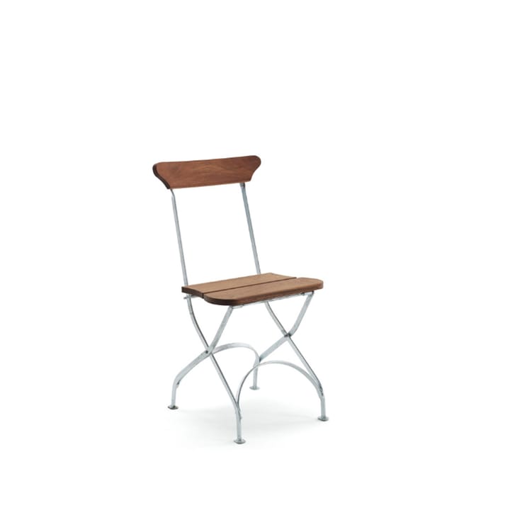 Krzesło Classic No. 2 - Mahoń olejowany, stelaż ocynkowany - Byarums bruk