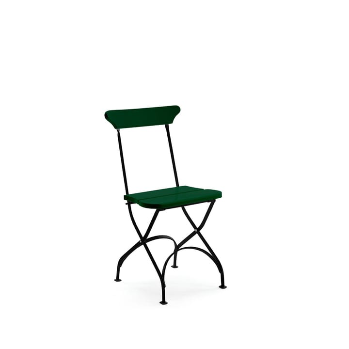 Krzesło Classic No. 2 - Zielone, czarny stelaż - Byarums bruk
