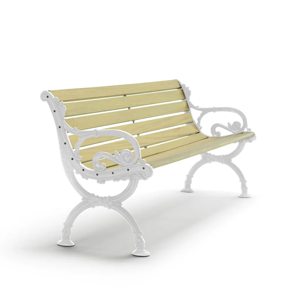 Sofa ogrodowa Byarum, Sosna impregnowana, biały stelaż, 155 cm Byarums bruk