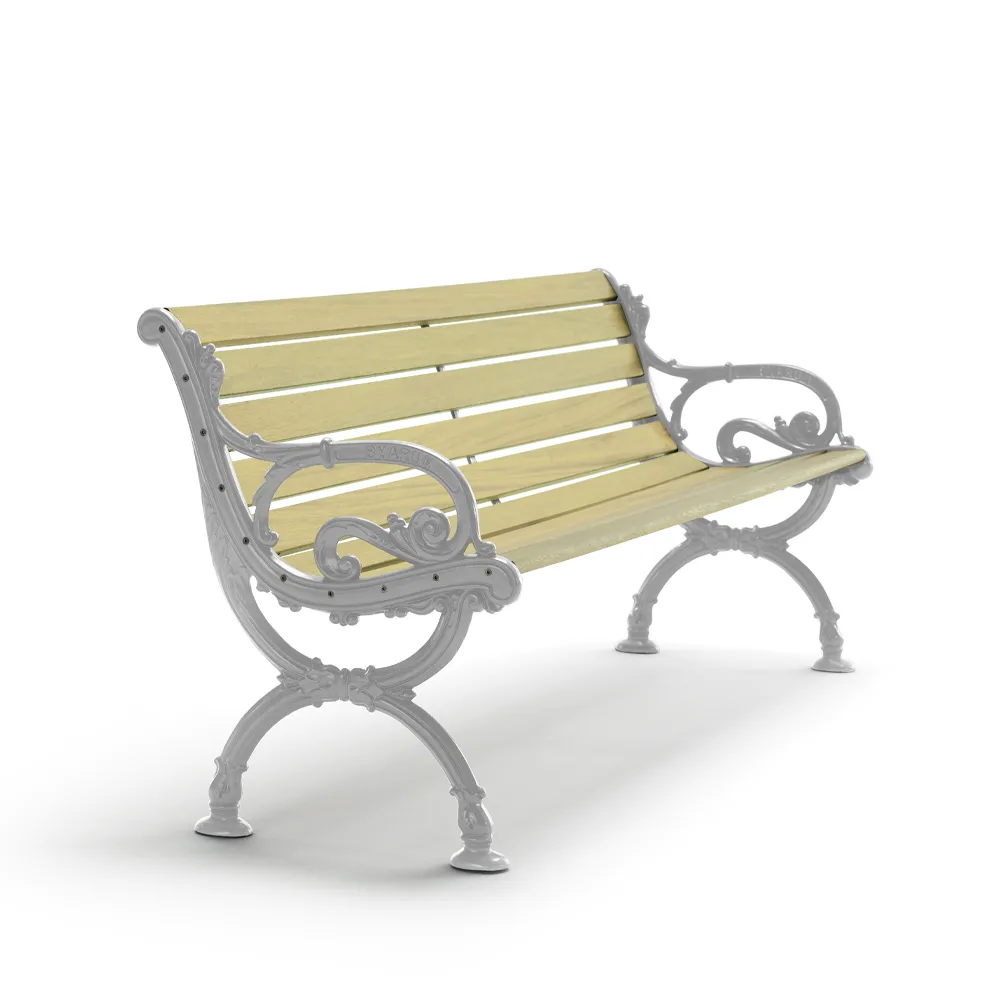 Sofa ogrodowa Byarum, Sosna impregnowana - surowy stelaż aluminiowy - 155 cm Byarums bruk