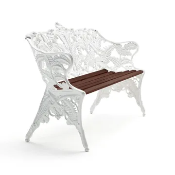 Sofa ogrodowa Classic - Mahoń olejowany, biały stelaż - Byarums bruk