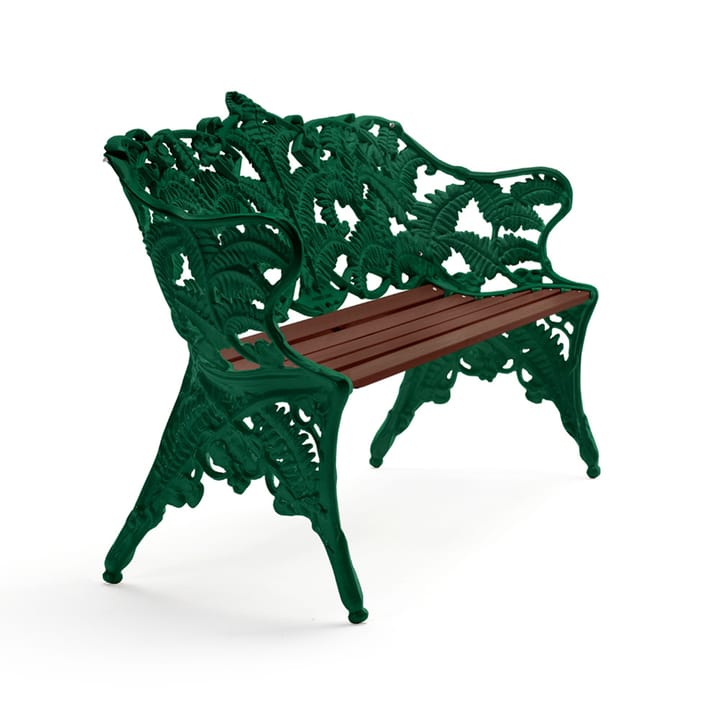Sofa ogrodowa Classic - Mahoń olejowany, zielony stelaż  - Byarums bruk